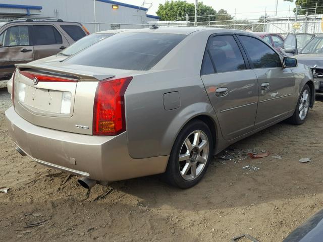 1G6DM577340172313 - 2004 CADILLAC CTS TAN photo 4