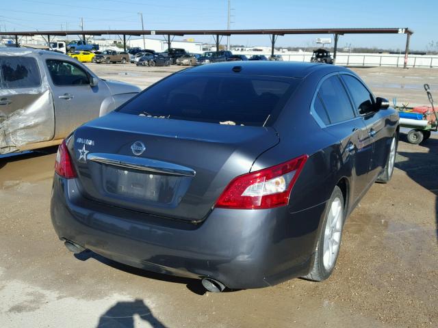 1N4AA5AP3AC824624 - 2010 NISSAN MAXIMA S GRAY photo 4