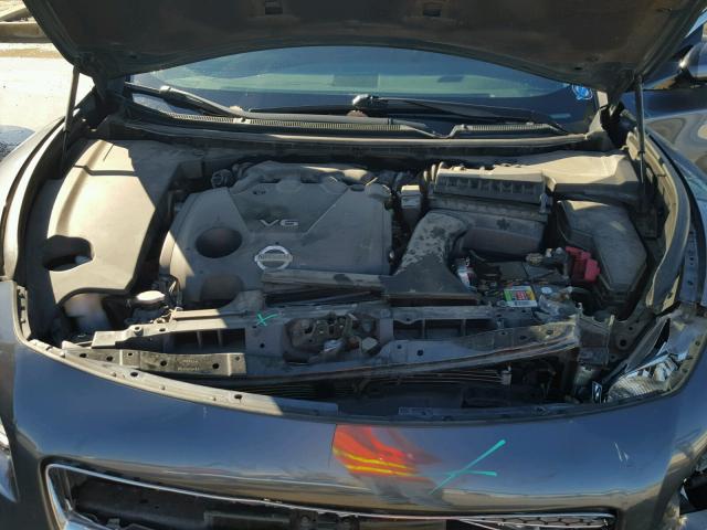 1N4AA5AP3AC824624 - 2010 NISSAN MAXIMA S GRAY photo 7