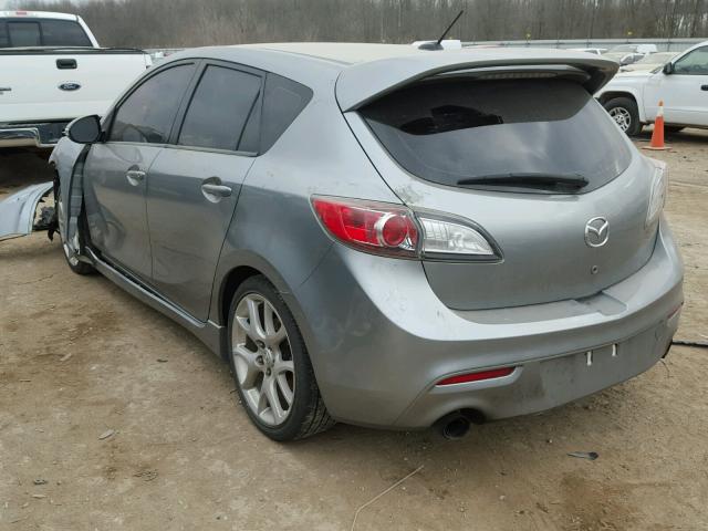 JM1BL1H31A1210168 - 2010 MAZDA SPEED 3 GRAY photo 3