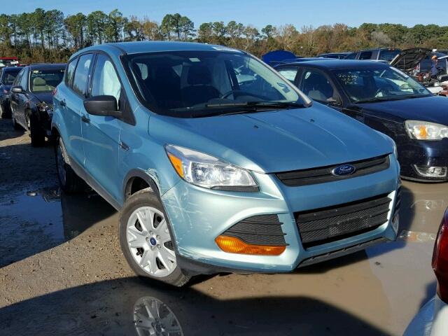 1FMCU0F72DUA93376 - 2013 FORD ESCAPE S BLUE photo 1