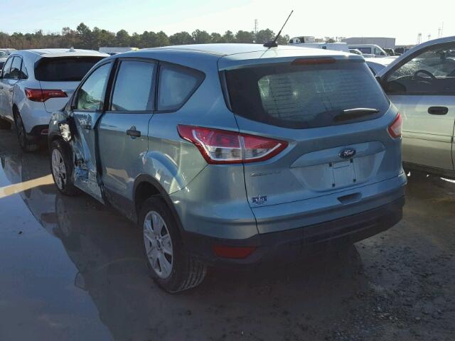 1FMCU0F72DUA93376 - 2013 FORD ESCAPE S BLUE photo 3