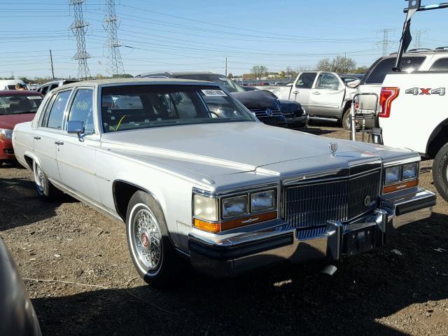 1G6DW51Y5KR716542 - 1989 CADILLAC BROUGHAM SILVER photo 1