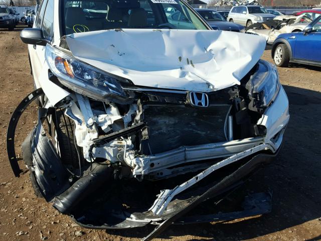 5J6RM4H31FL029400 - 2015 HONDA CR-V LX WHITE photo 9