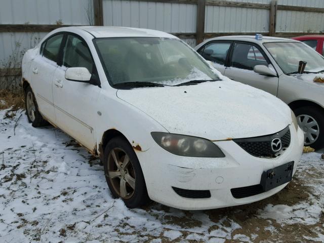 JM1BK12F041185192 - 2004 MAZDA 3 I WHITE photo 1