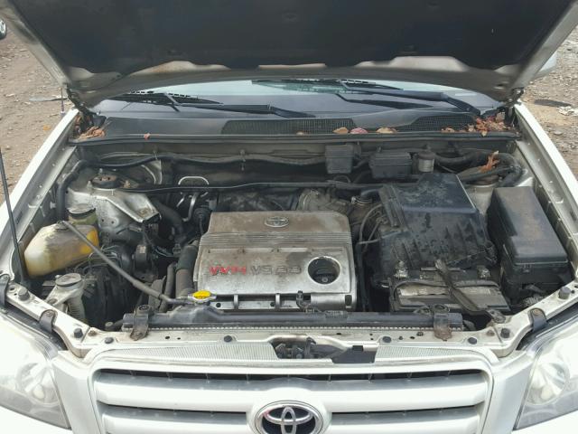 JTEDP21A450073620 - 2005 TOYOTA HIGHLANDER GRAY photo 7