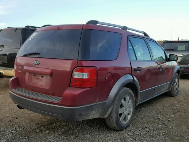 1FMZK01156GA40109 - 2006 FORD FREESTYLE RED photo 4