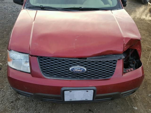 1FMZK01156GA40109 - 2006 FORD FREESTYLE RED photo 7