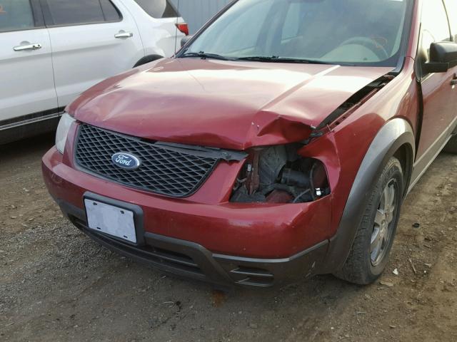 1FMZK01156GA40109 - 2006 FORD FREESTYLE RED photo 9