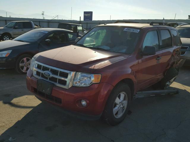 1FMCU0D79CKC09282 - 2012 FORD ESCAPE XLT BURGUNDY photo 2