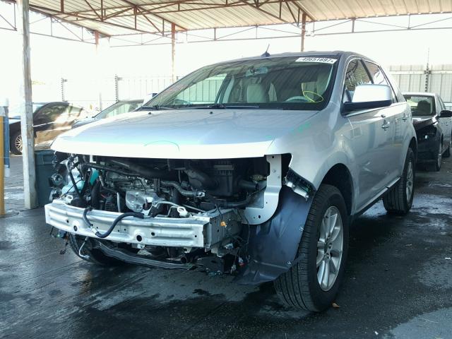 2FMDK3JC4ABB20417 - 2010 FORD EDGE SEL SILVER photo 2