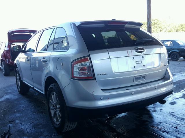 2FMDK3JC4ABB20417 - 2010 FORD EDGE SEL SILVER photo 3