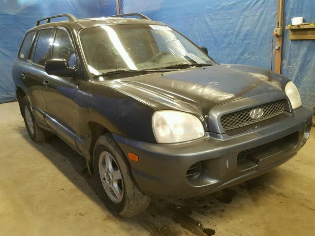 KM8SB12B62U269201 - 2002 HYUNDAI SANTA FE G BLACK photo 1