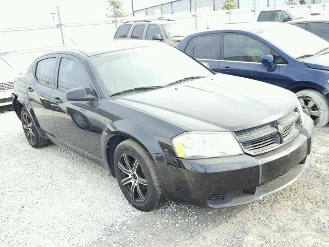 1B3CC4FB7AN117620 - 2010 DODGE AVENGER SX BLACK photo 1