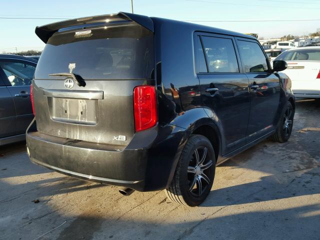 JTLKE50E691080144 - 2009 SCION XB BLACK photo 4