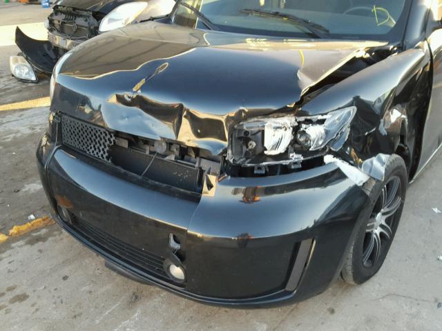 JTLKE50E691080144 - 2009 SCION XB BLACK photo 9