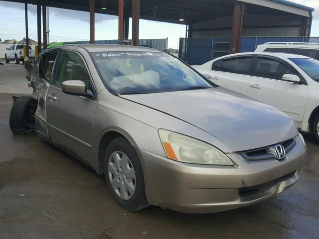 3HGCM56393G713545 - 2003 HONDA ACCORD LX BEIGE photo 1