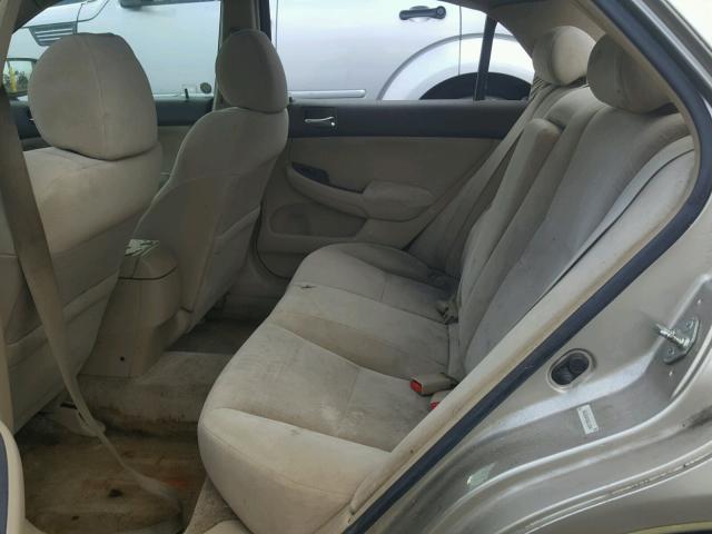 3HGCM56393G713545 - 2003 HONDA ACCORD LX BEIGE photo 6