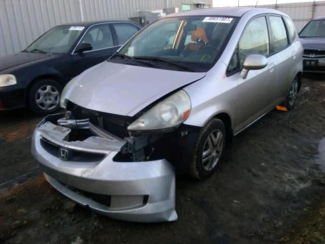 JHMGD38417S820922 - 2007 HONDA FIT SILVER photo 2