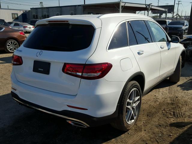 WDC0G4JB4HV013622 - 2017 MERCEDES-BENZ GLC 300 WHITE photo 4