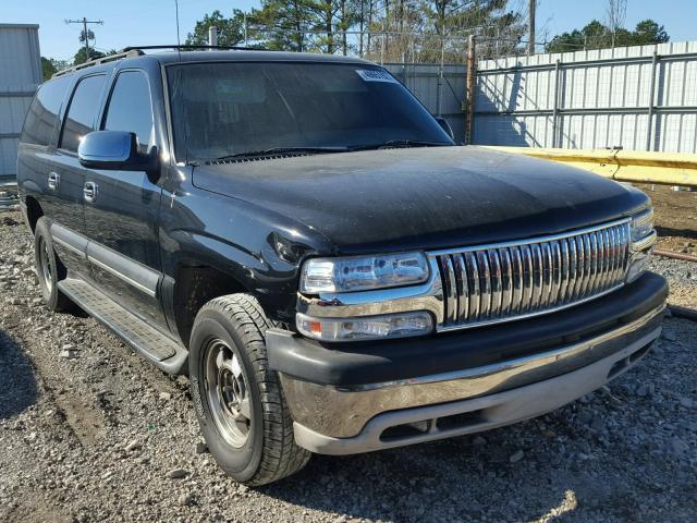 3GNEC16Z32G346333 - 2002 CHEVROLET SUBURBAN C BLACK photo 1