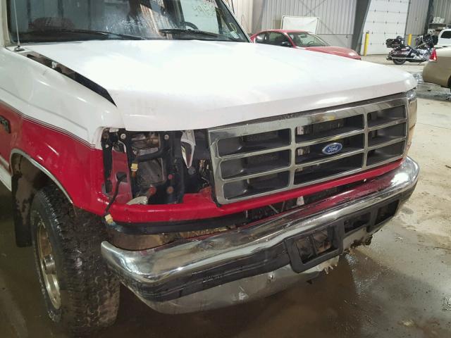 1FTEX14NXTKA15336 - 1996 FORD F150 TWO TONE photo 9