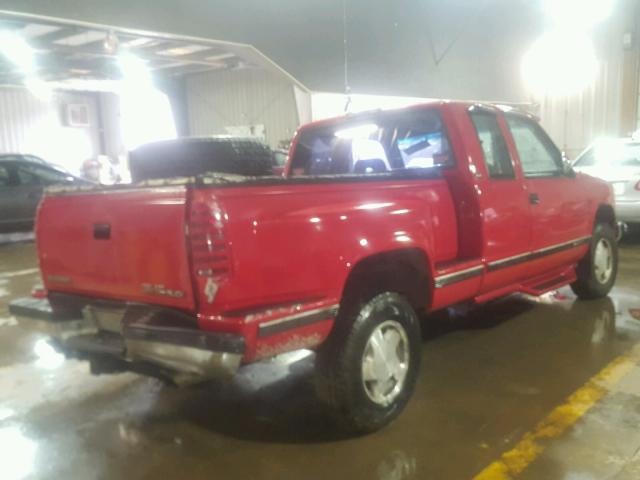 2GTEK19K4R1546392 - 1994 GMC SIERRA K15 RED photo 4