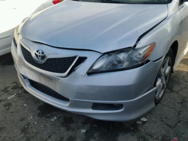 4T1BE46K59U325657 - 2009 TOYOTA CAMRY BASE SILVER photo 9