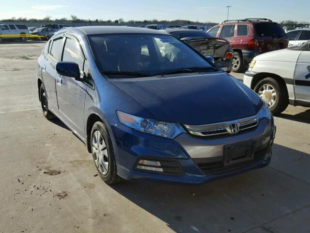 JHMZE2H59CS003457 - 2012 HONDA INSIGHT LX BLUE photo 1