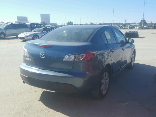 JM1BL1SF4A1348872 - 2010 MAZDA 3 I BLUE photo 4