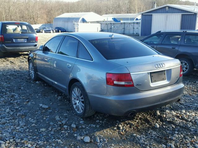 WAUAH74F77N030031 - 2007 AUDI A6 3.2 GRAY photo 3