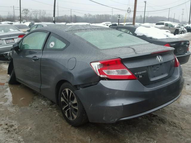 2HGFG3B87DH526820 - 2013 HONDA CIVIC EX GRAY photo 3