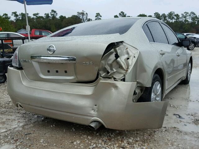 1N4AL2AP7AN407276 - 2010 NISSAN ALTIMA BAS GOLD photo 4