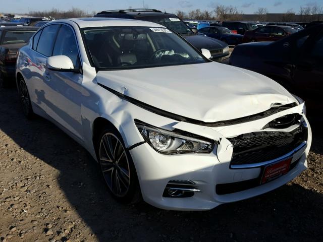 JN1BV7AR4EM703779 - 2014 INFINITI Q50 BASE Blanco foto 1