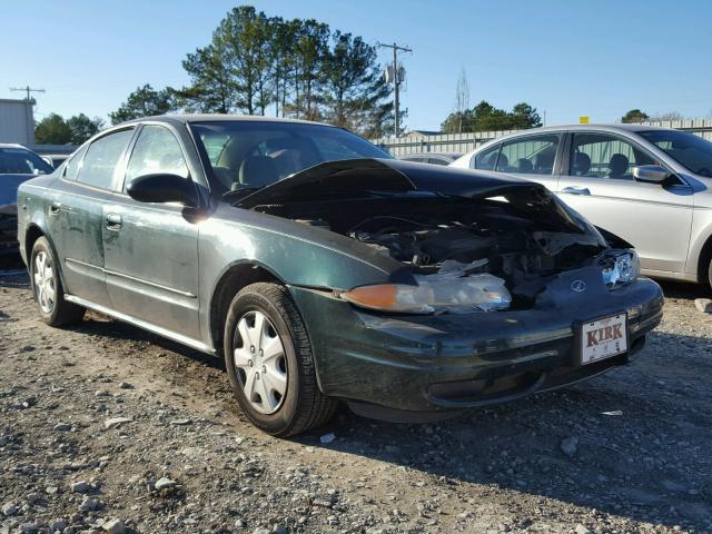 1G3NL52F72C249599 - 2002 OLDSMOBILE ALERO GL GREEN photo 1