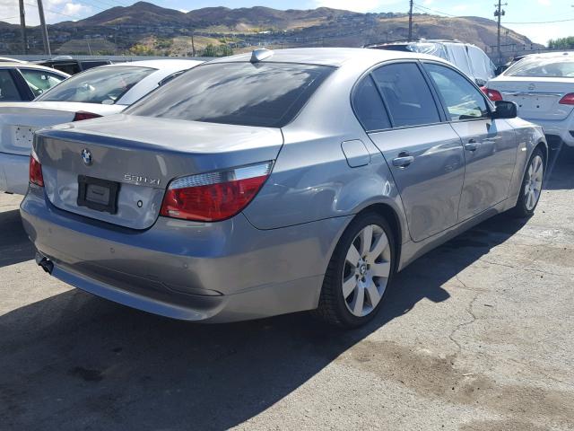 WBANF73577CU23751 - 2007 BMW 530 XI GRAY photo 4