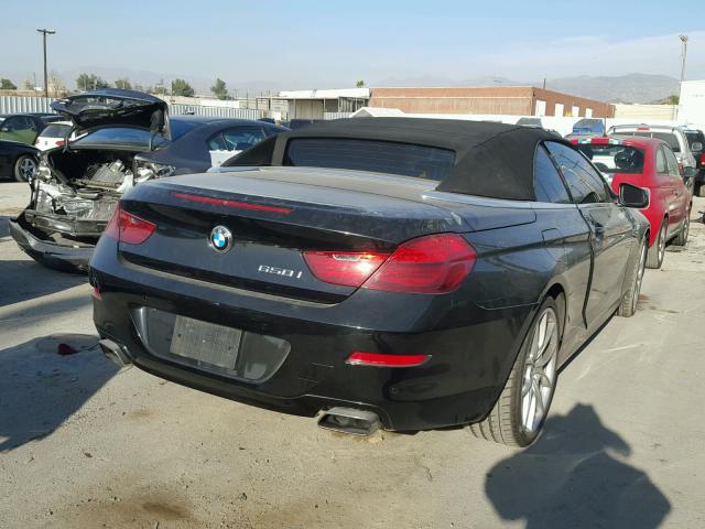 WBALZ3C53CDL71708 - 2012 BMW 650 I BLACK photo 4