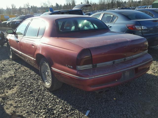 2C3HC56F8SH595959 - 1995 CHRYSLER LHS RED photo 3