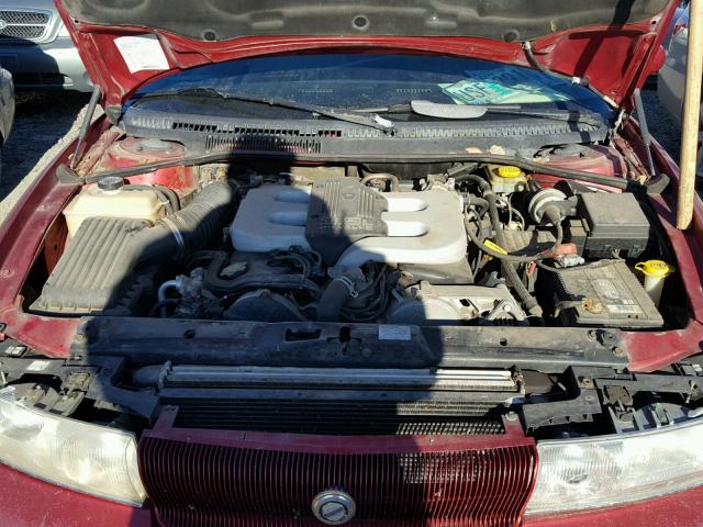 2C3HC56F8SH595959 - 1995 CHRYSLER LHS RED photo 7