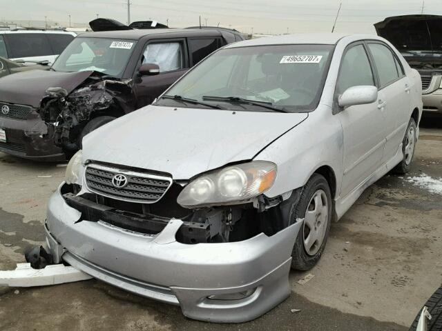 1NXBR32E68Z986269 - 2008 TOYOTA COROLLA CE SILVER photo 2