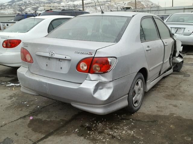 1NXBR32E68Z986269 - 2008 TOYOTA COROLLA CE SILVER photo 4