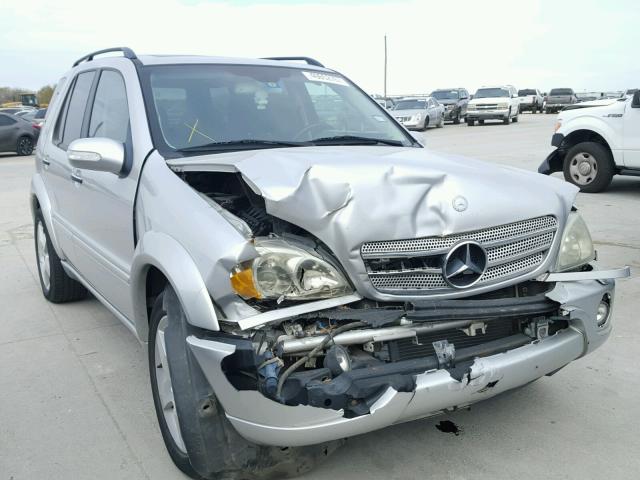 4JGAB74E43A429875 - 2003 MERCEDES-BENZ ML 55 SILVER photo 1