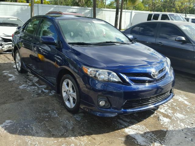 2T1BU4EE2CC902149 - 2012 TOYOTA COROLLA BA BLUE photo 1