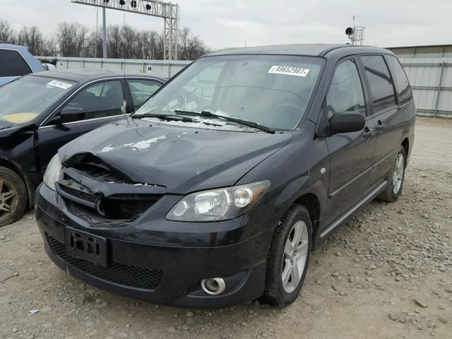 JM3LW28J140520256 - 2004 MAZDA MPV WAGON CHARCOAL photo 2