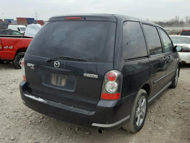 JM3LW28J140520256 - 2004 MAZDA MPV WAGON CHARCOAL photo 4