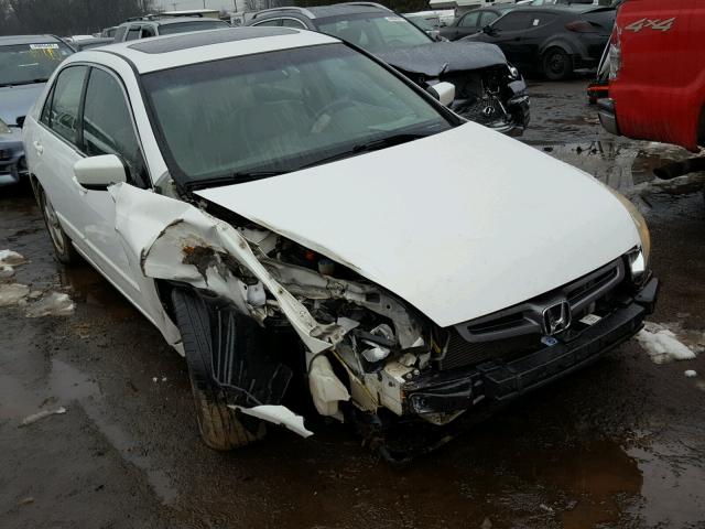 1HGCM56854A026817 - 2004 HONDA ACCORD EX WHITE photo 1