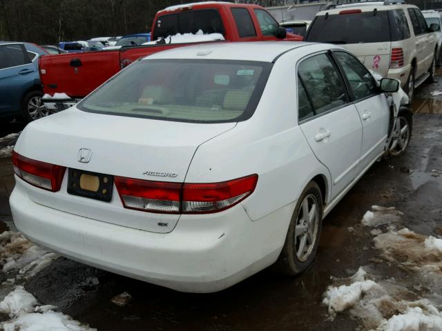 1HGCM56854A026817 - 2004 HONDA ACCORD EX WHITE photo 4