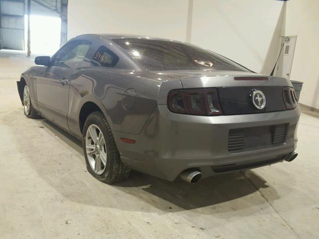 1ZVBP8AM1E5206150 - 2014 FORD MUSTANG GRAY photo 3