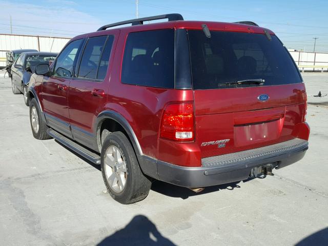 1FMZU73K03ZB31488 - 2003 FORD EXPLORER X RED photo 3