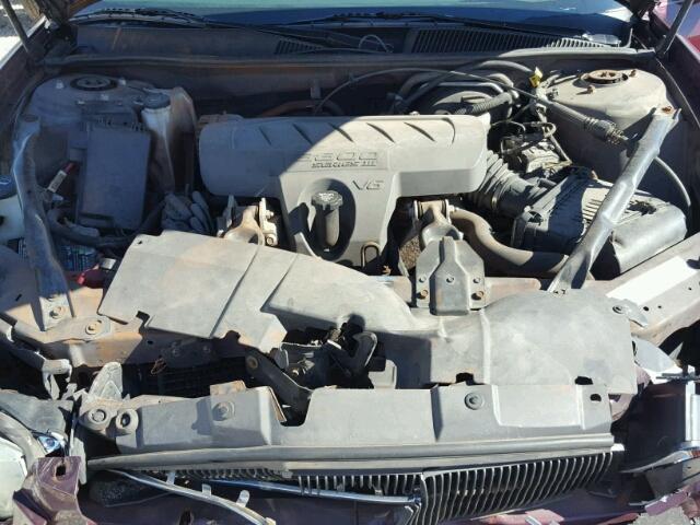 2G4WD582961304972 - 2006 BUICK LACROSSE C BURGUNDY photo 7